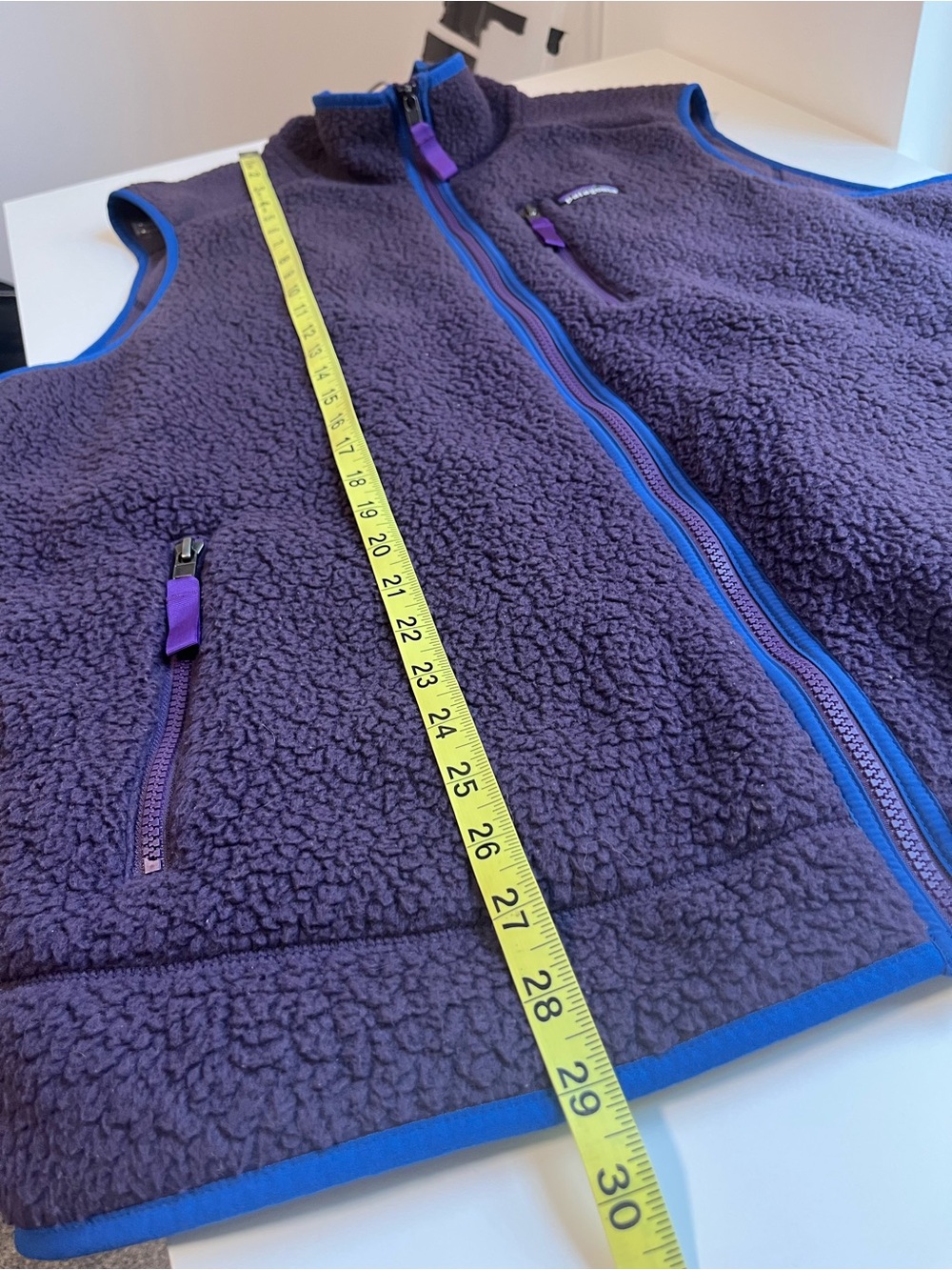 Patagonia Retro Deep Pile Fleece Full Zip Vest Mens Fits Like XXL - Picture 10 of 10